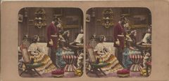 Early English Genre Stereoview