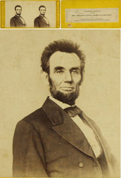 Famous, people, president, American, ABRAHAM LINCOLN, by Anthony, chest-up, close-up, most, desirable, personalities, stereoview, Crewcut Lincoln 