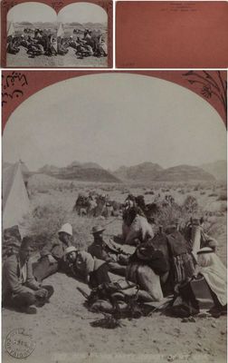 SCENES OF THE ORIENT by EDWARD WILSON: #127 “Our Dinner Party, Desert of Mt Se